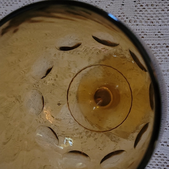 1960s Bartlett Collins Thumbprint Goblet - Picture 3 of 4